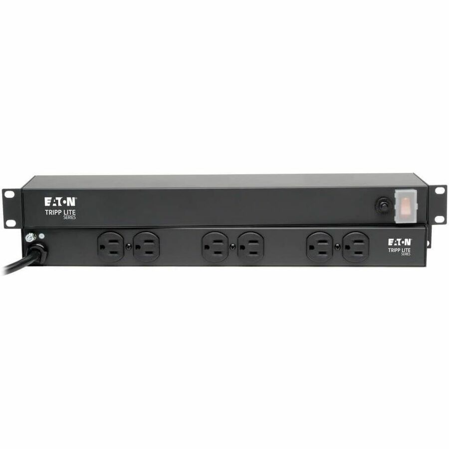 Eaton Tripp Lite RS-0615-R 6-Outlet Power Strip with 15 ft Cord for Rack and Wall Mounting