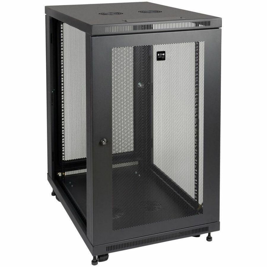 Eaton Tripp Lite Series SmartRack 24U Mid-Depth Server Rack Enclosure Cabinet