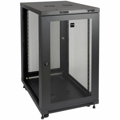 Eaton Tripp Lite Series SmartRack 24U Mid-Depth Server Rack Enclosure Cabinet