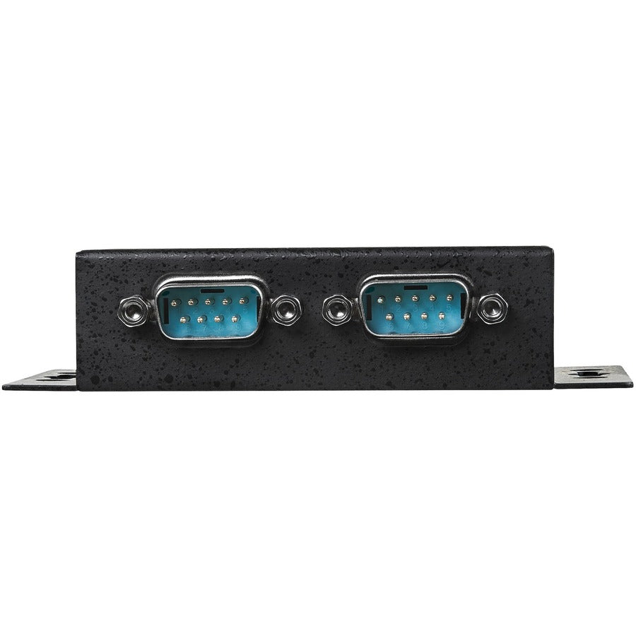 StarTech.com ICUSB2322I 2-Port Industrial USB to Serial Adapter Hub with DIN Rail Clips