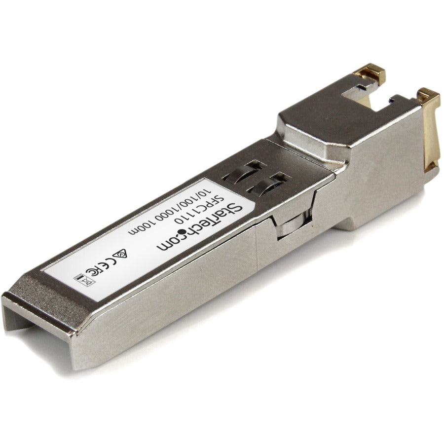 StarTech.com Cisco SFP-GE-T Compatible SFP Transceiver Module - 1000BASE-T Ethernet over Copper, Part SFPC1110