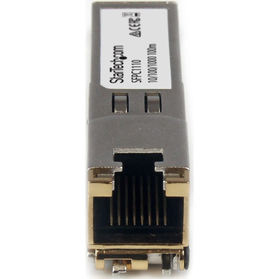 StarTech.com Cisco SFP-GE-T Compatible SFP Transceiver Module - 1000BASE-T Ethernet over Copper, Part SFPC1110