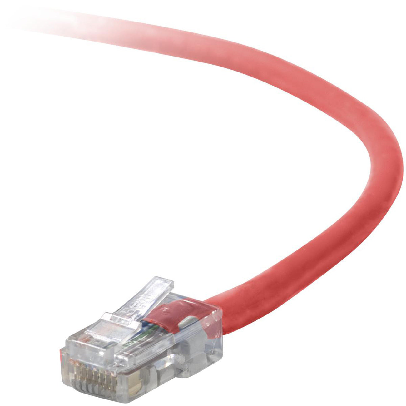 Belkin Cat5e Patch Cable 2 ft - Red Ethernet Network Cable for High-Speed LAN and Internet Connections