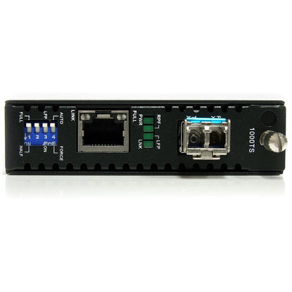 StarTech.com ET1000S40LC2 1000 Mbps Gigabit Single-Mode Fiber Media Converter with LC Connector and 40 km Range