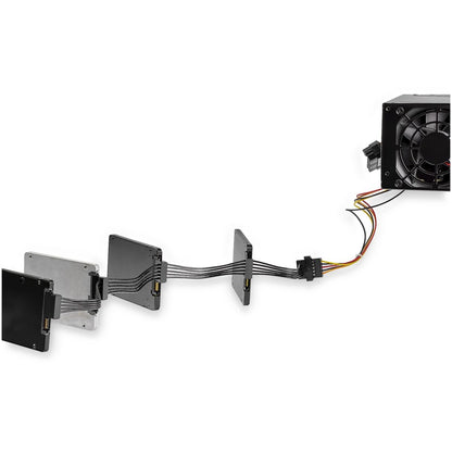 StarTech.com PYO4SATA 4-Port SATA Power Splitter Cable