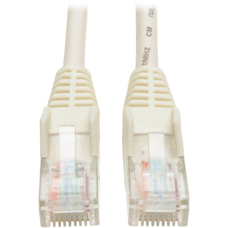 Eaton Corporation Tripp Lite N001-007-WH 7-ft Cat5e Snagless Ethernet Patch Cable - White