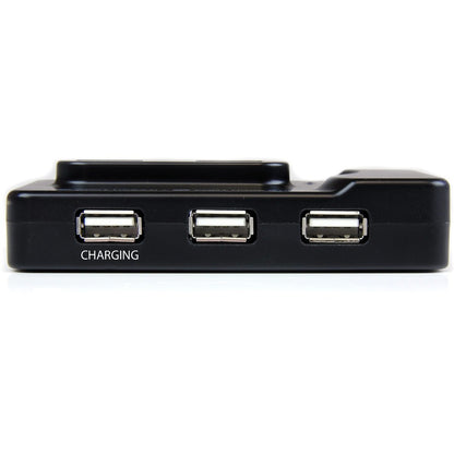 StarTech.com 6-Port USB 3.0/2.0 Combo Hub with Charging Port - Black
