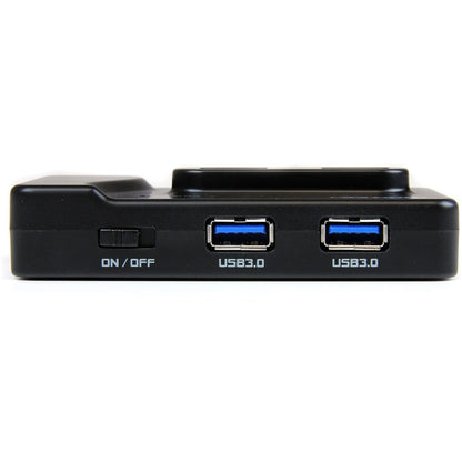 StarTech.com 6-Port USB 3.0/2.0 Combo Hub with Charging Port - Black