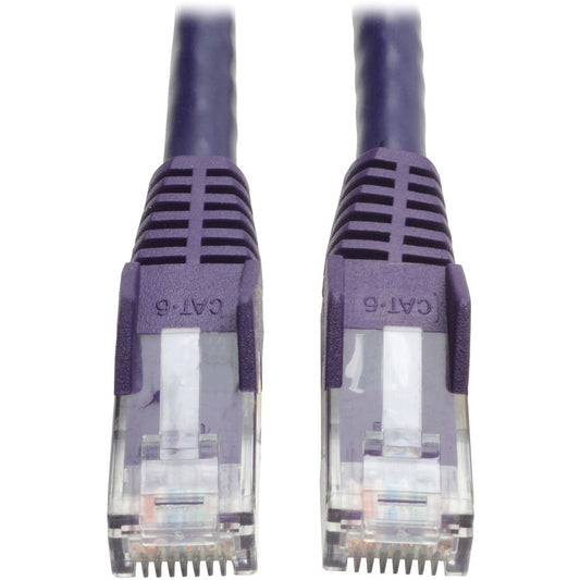 Eaton Tripp Lite Series 5-ft. Cat6 Gigabit Snagless Molded Patch Cable - Purple