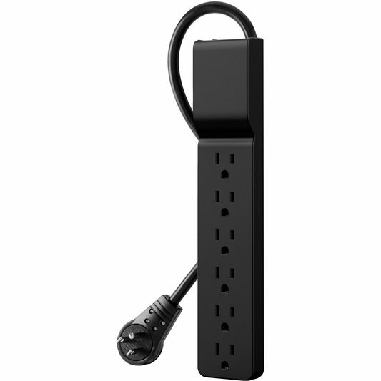 Belkin 6-Outlet Surge Protector with 6 ft Cord and Rotating Plug – 720 Joules Energy Protection