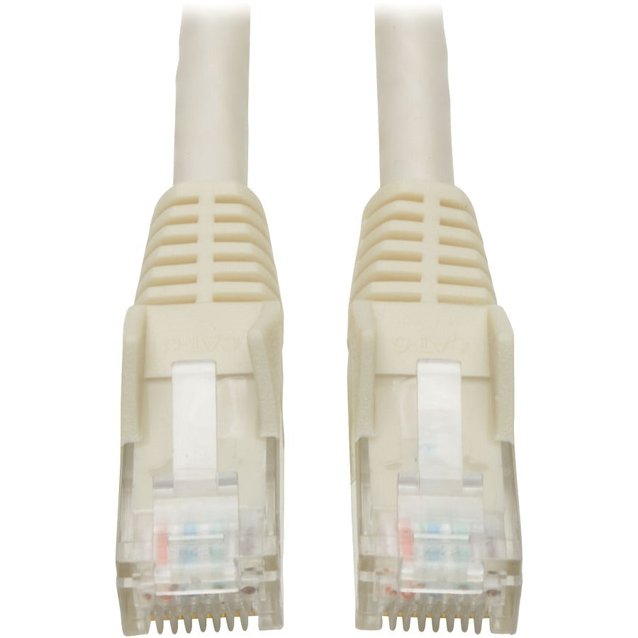 Eaton Tripp Lite Series 15-ft. Cat6 Gigabit Snagless Molded Ethernet Cable (RJ45 M/M) - White