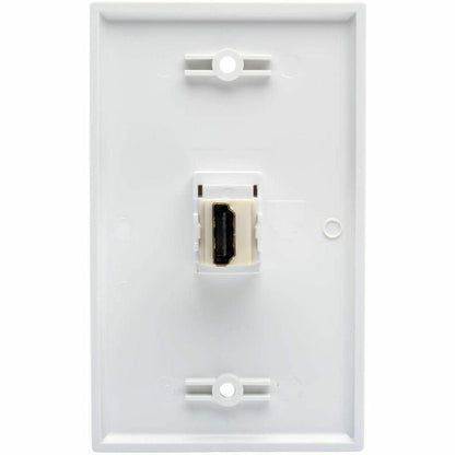 Eaton Tripp Lite Series HDMI Keystone Wallplate Coupler, White (F/F) – High-Speed HDMI Adapter for Keystone Wallplates