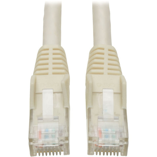 Eaton Tripp Lite Series Cat6 Gigabit Snagless Molded Ethernet Cable, 50 ft White (Part N201-050-WH)