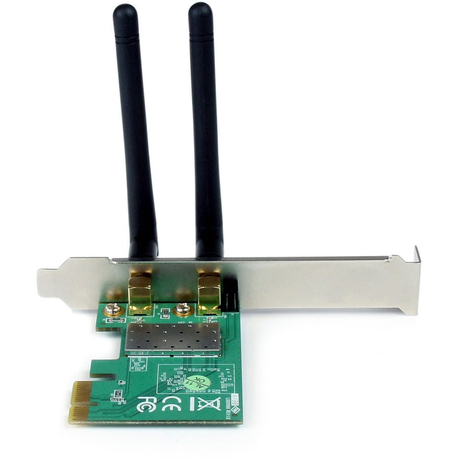 StarTech.com PEX300WN2X2 PCI Express Wireless N Network Adapter - 300 Mbps Wi-Fi 4 with Dual Antennas