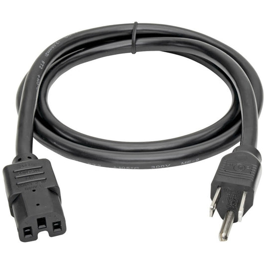 Eaton Tripp Lite Series Power Cord, NEMA 5-15P to C15 – Heavy-Duty 8 ft. 14AWG 125V 15A Power Cable