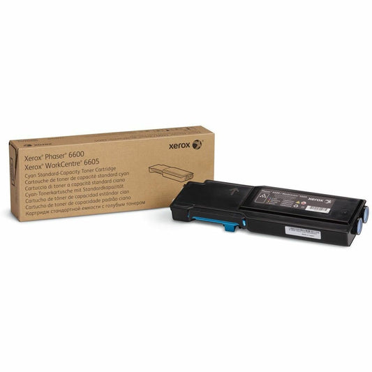 Xerox Genuine Phaser 6600 & WorkCentre 6605 Cyan Laser Toner Cartridge (Part #106R02241)