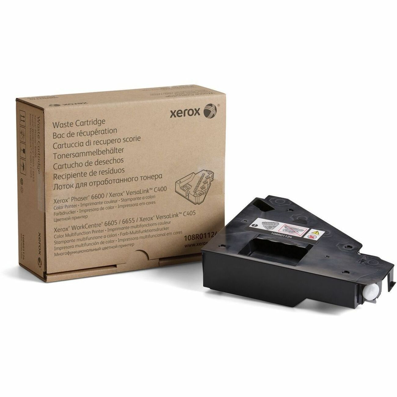 Xerox Waste Cartridge 108R01124 for Phaser 6600, WorkCentre 6605 & VersaLink C400 – 30,000 Page Capacity
