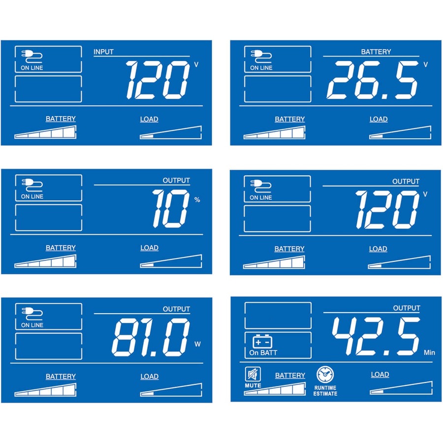 Eaton Tripp Lite Series SMART1500LCDT 1500VA 900W Line-Interactive Sine Wave UPS for Desktop Computers and Audio/Visual Equipment