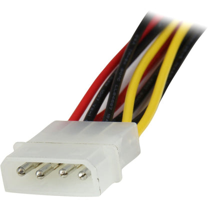 StarTech.com 12-inch LP4 to Dual SATA Power Splitter Cable - PYO2LP4LSATA