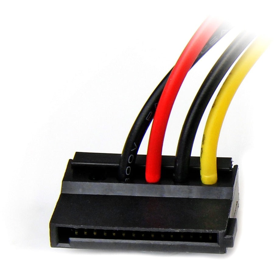 StarTech.com SATAPOWADPL 6-inch Molex to Left Angle SATA Power Adapter Cord