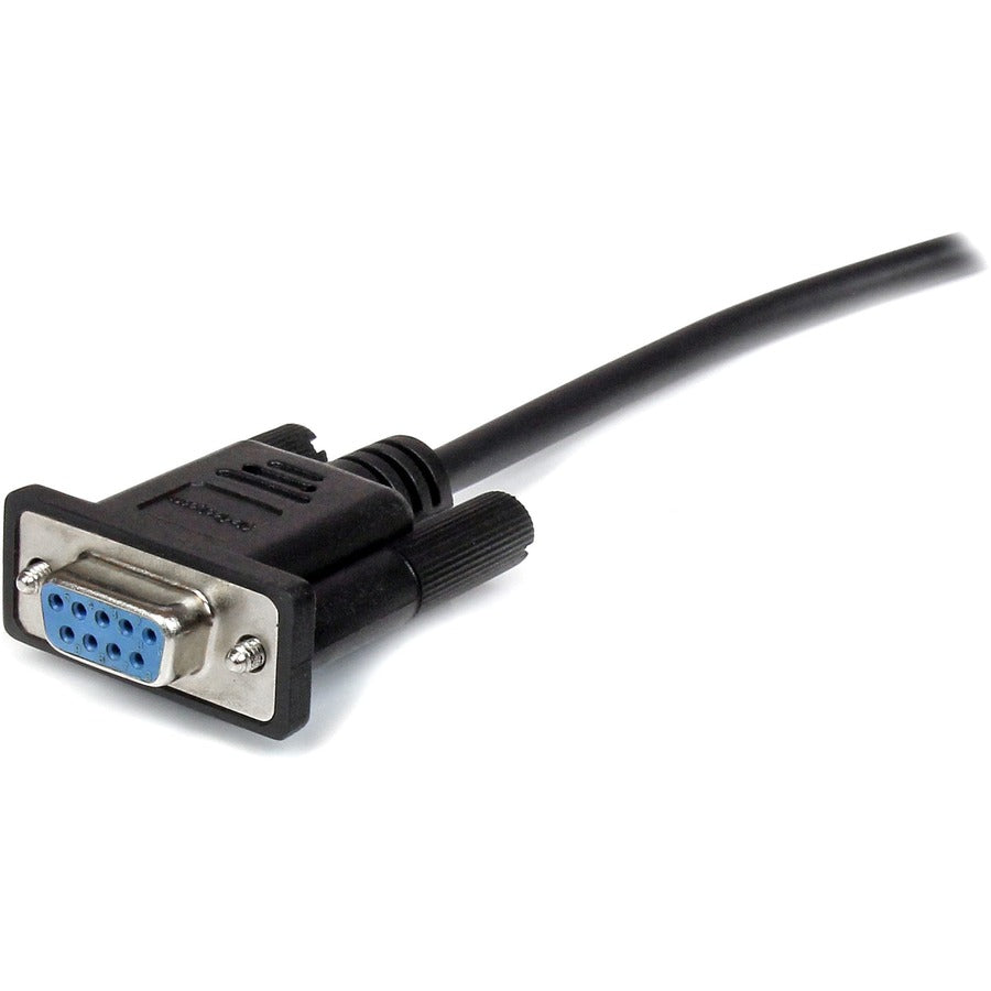 StarTech.com 3m Black Straight Through DB9 RS232 Serial Extension Cable - M/F
