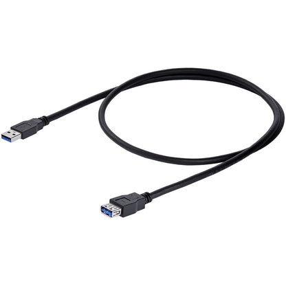StarTech.com 1 Meter Black SuperSpeed USB 3.0 Extension Cable A to A - M/F