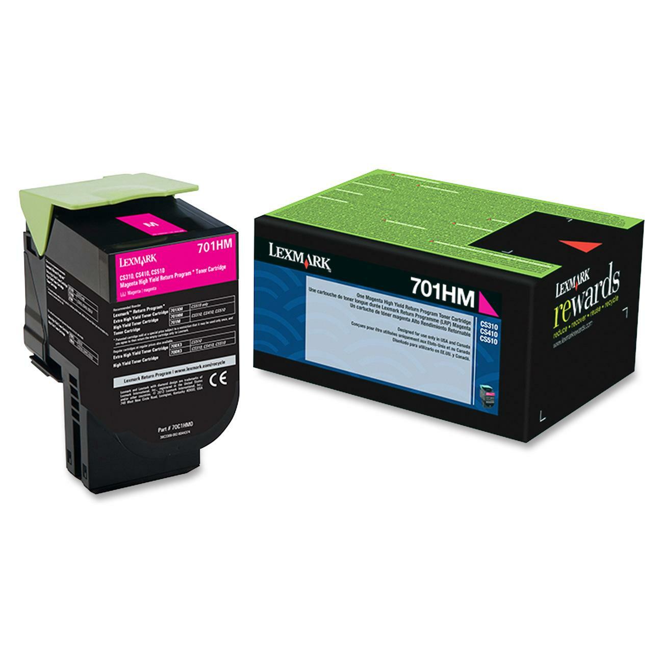 Lexmark Unison 701HM Magenta Toner Cartridge – High-Yield for Lexmark CS310dn, CS410dn, CS510de and More