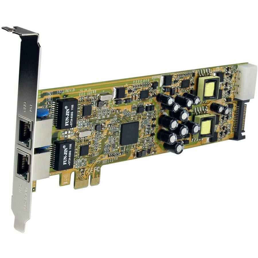 StarTech.com ST2000PEXPSE Dual Port PCI Express Gigabit Ethernet Card with PoE