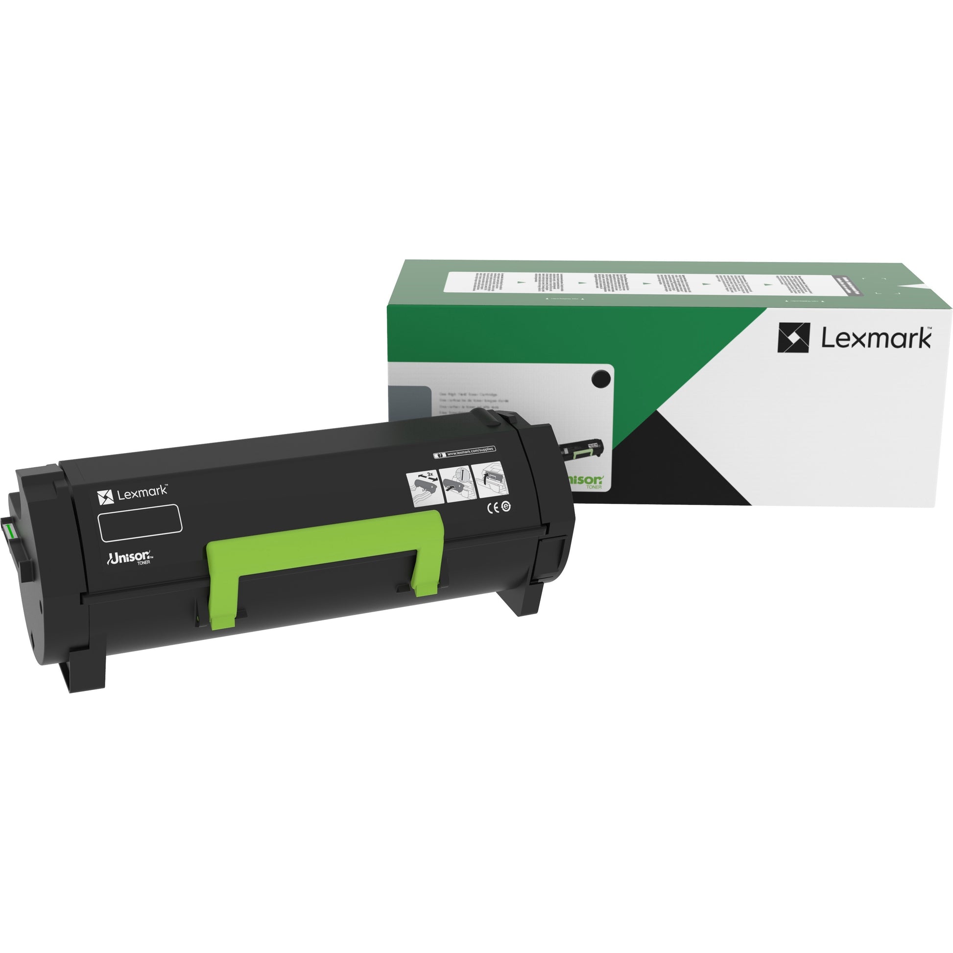 Lexmark Unison Original High Yield Black Laser Toner Cartridge - Part Number 50F0H0G for Lexmark MX Series Printers