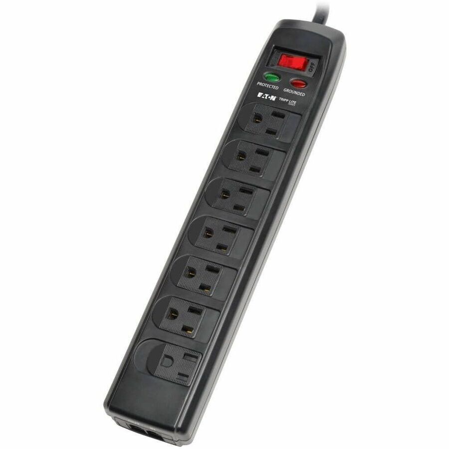 Eaton Tripp Lite Series Protect It! 7-Outlet Surge Protector with Phone Line Protection and 6 ft Cord