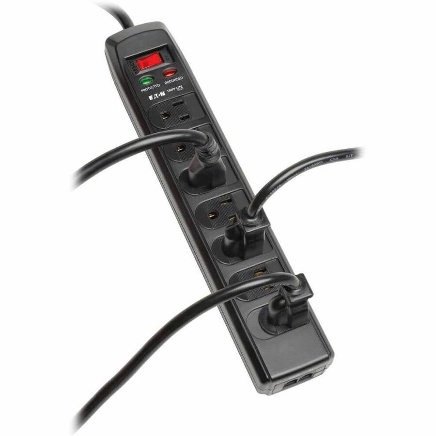 Eaton Tripp Lite Series Protect It! 7-Outlet Surge Protector with Phone Line Protection and 6 ft Cord