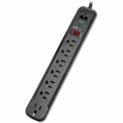 Eaton Tripp Lite Protect It! TLP76RBTEL 7-Outlet Surge Protector with Phone Line and Modem Protection