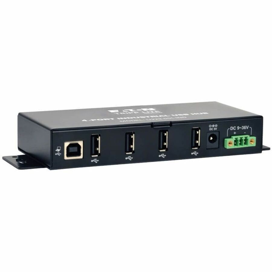Eaton Tripp Lite Series 4-Port Industrial USB 2.0 Hub with 15 kV ESD Immunity