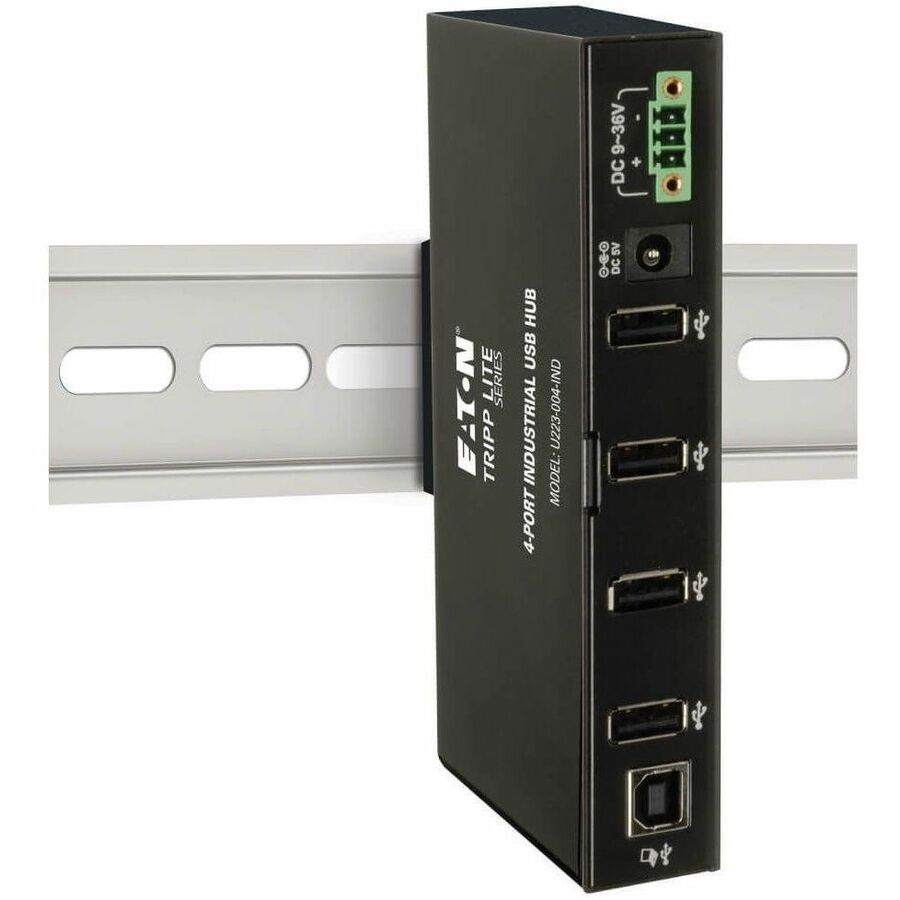Eaton Tripp Lite Series 4-Port Industrial USB 2.0 Hub with 15 kV ESD Immunity