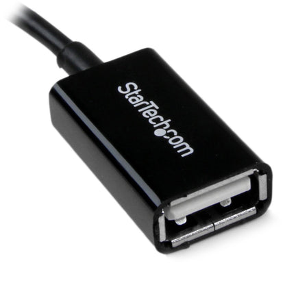 StarTech.com 5-Inch Micro USB to USB OTG Host Adapter UUSBOTG for Smartphones and Tablets