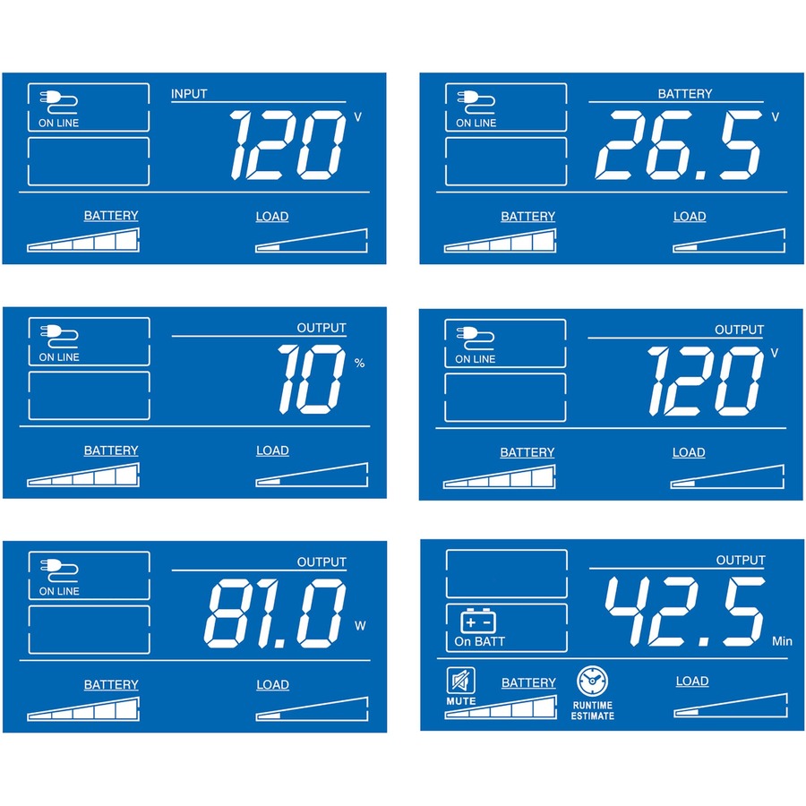 Eaton Tripp Lite Series SmartPro LCD 1300VA 720W Line-Interactive UPS with AVR and LCD Display