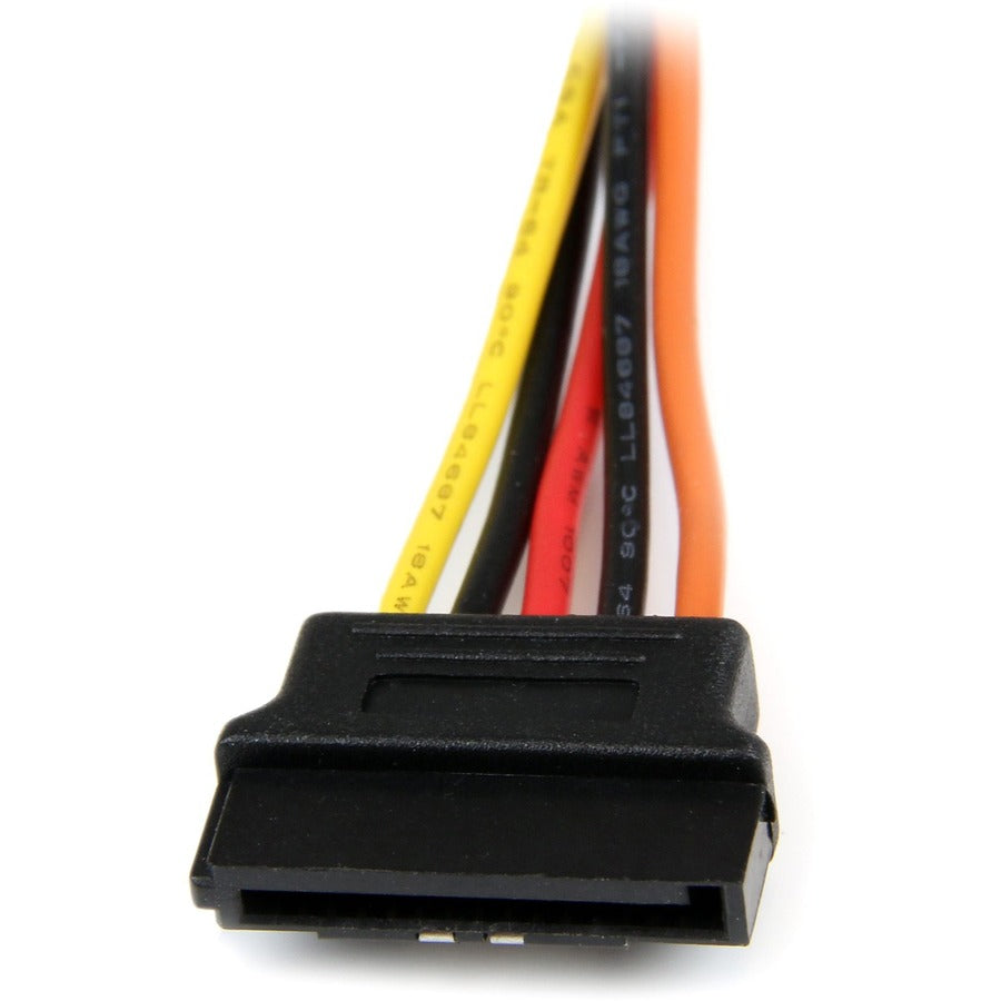 StarTech.com 6-inch Latching SATA Power Y Splitter Cable Adapter - PYO2LSATA