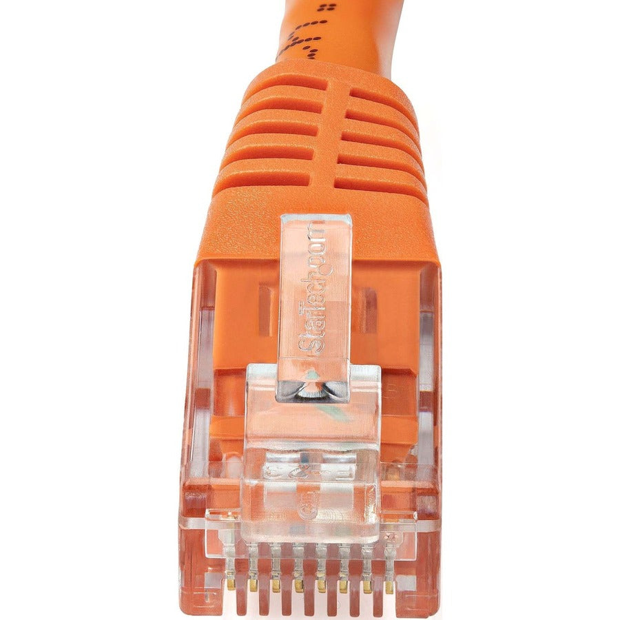 StarTech.com 50ft Orange Cat6 Ethernet Patch Cable - Gigabit Speed with PoE Support and UL Certification