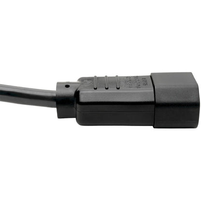 Eaton Tripp Lite Series P004-002 Power Extension Cord – C13 to C14, 2 ft, 10A, 250V, Black