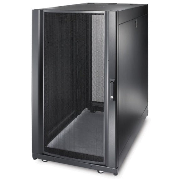 APC NetShelter SX 24U Server Rack Enclosure by Schneider Electric - Black, 19" Wide, Floor Standing