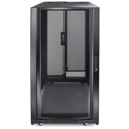 APC NetShelter SX 24U Server Rack Enclosure by Schneider Electric - Black, 19" Wide, Floor Standing