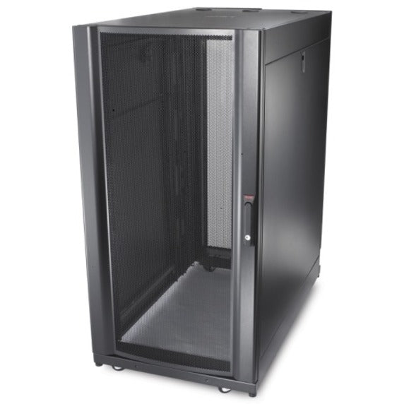 APC NetShelter SX 24U Server Rack Enclosure by Schneider Electric - Black, 19" Wide, Floor Standing