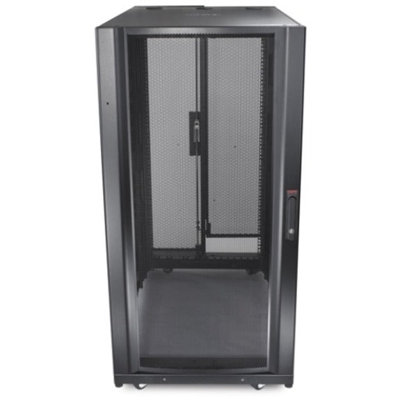 APC NetShelter SX 24U Server Rack Enclosure by Schneider Electric - Black, 19" Wide, Floor Standing