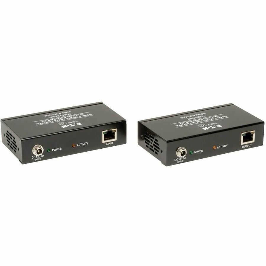 Eaton Tripp Lite Series HDMI over Cat5/6 Extender Kit, 4K UHD, RS-232 & IR Control, Model B126-1A1SR