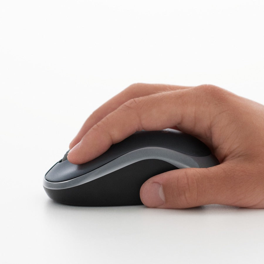Logitech M185 Wireless Mouse - 2.4GHz with Nano Receiver, 12-Month Battery Life, 1000 DPI Optical Tracking, Blue