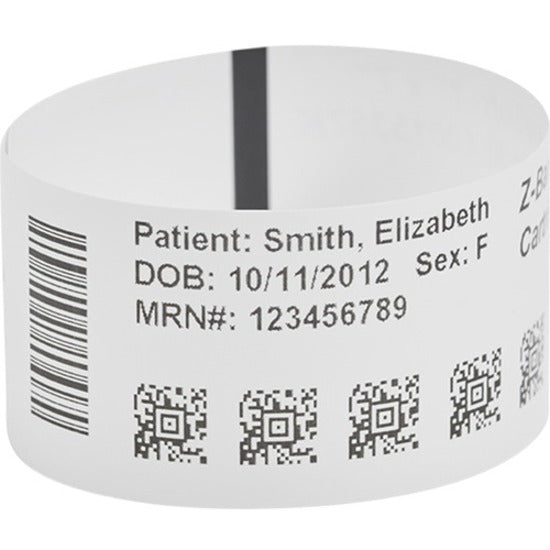 Zebra Z-Band UltraSoft Wristband Cartridge Kit (White) for Healthcare Identification