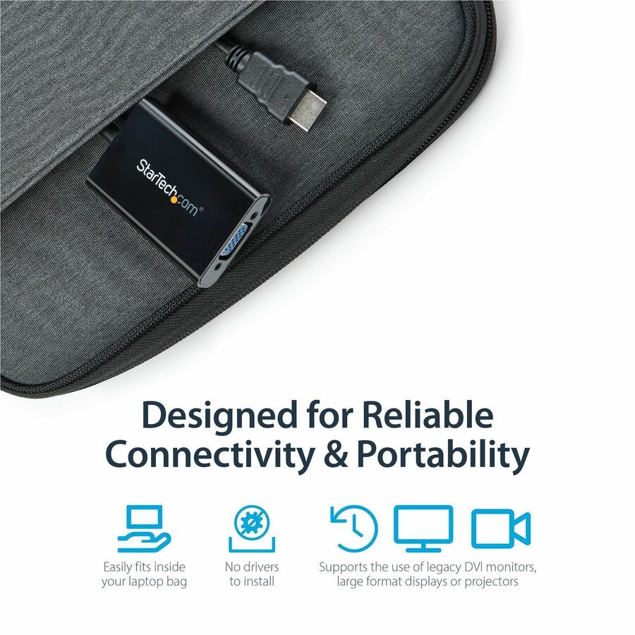 StarTech.com HDMI to VGA Adapter Converter with Audio - Model HD2VGAA2