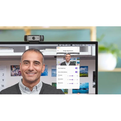 Logitech C930e Business Webcam with 1080p HD Video, PTZ, and Dual Microphones