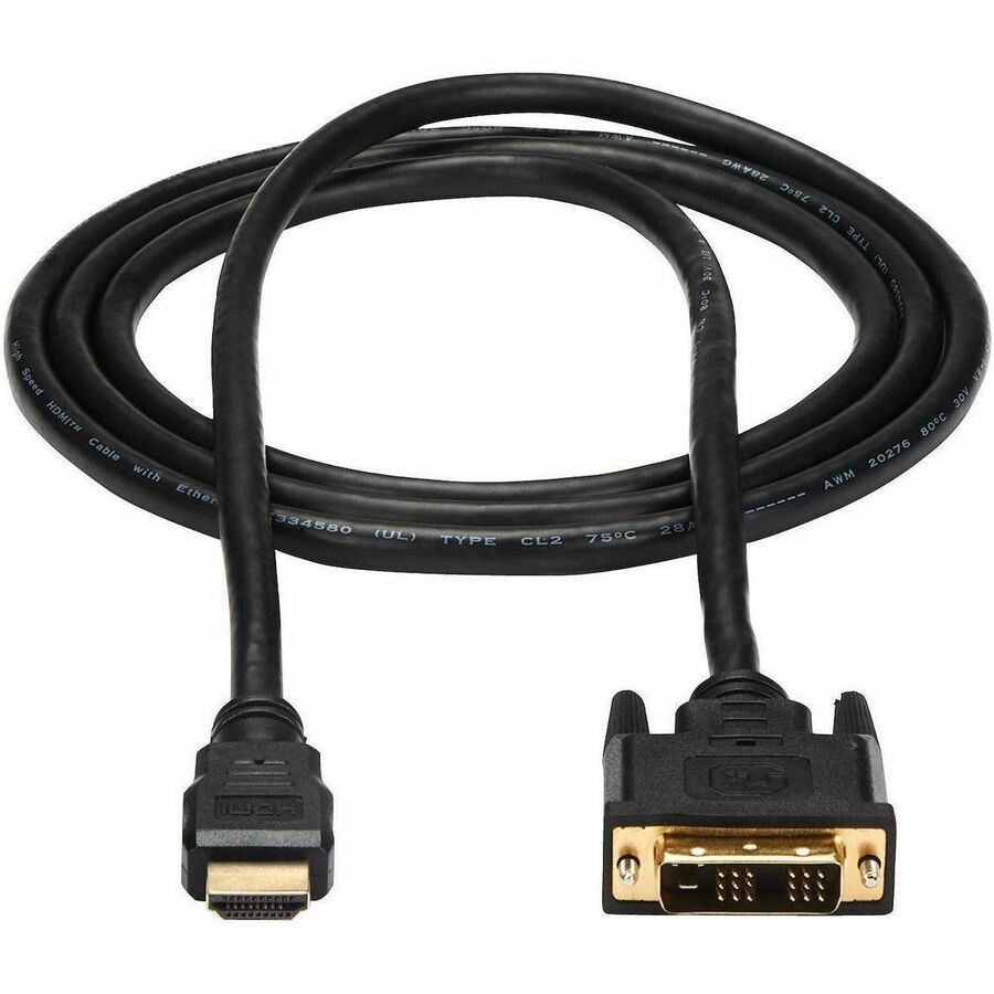 StarTech.com 6 ft HDMI to DVI-D Cable (Part No. HDMIDVIMM6) for Digital Displays and Home Theater