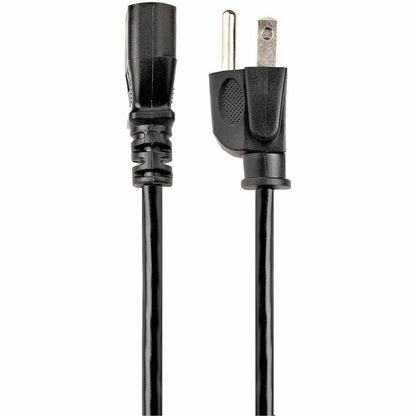 StarTech.com 10ft Computer Power Cord PXT101_10 – NEMA 5-15P to IEC C13, 10A 125V, Black Replacement Power Cable